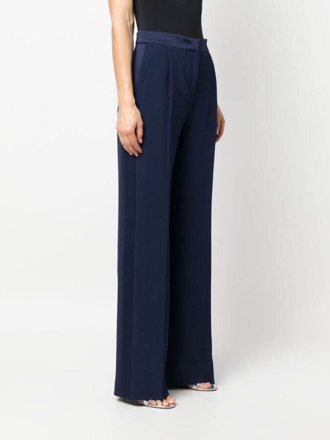 Alberta Ferretti High waist pantalon Blauw