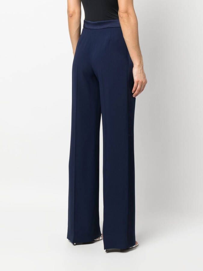 Alberta Ferretti High waist pantalon Blauw