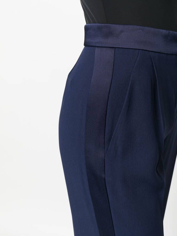 Alberta Ferretti High waist pantalon Blauw