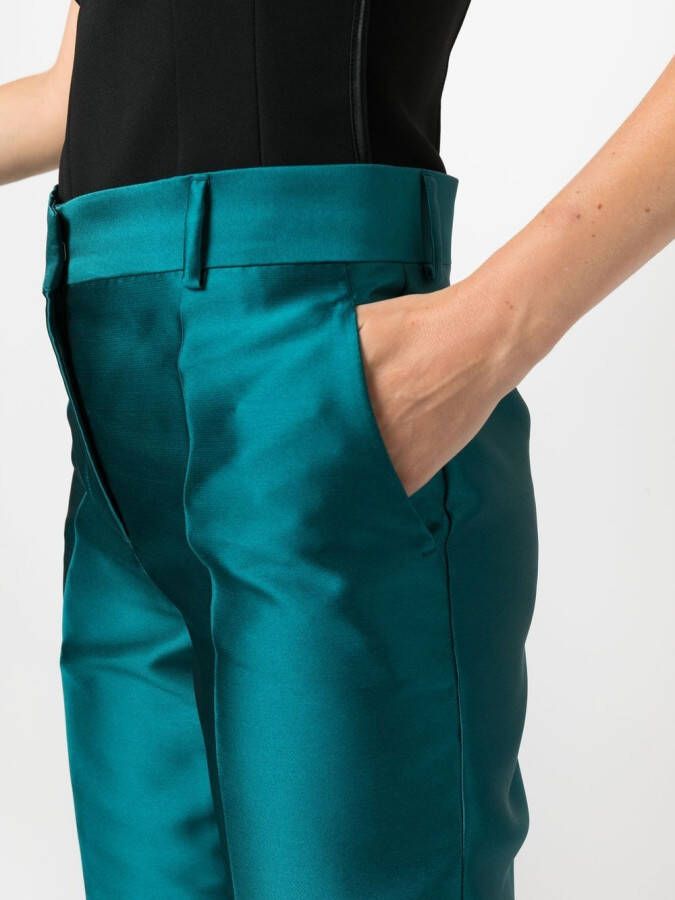 Alberta Ferretti High waist pantalon Groen