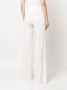 Alberta Ferretti High waist broek Wit - Thumbnail 4