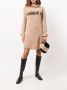Alberta Ferretti Intarsia jurk Beige - Thumbnail 2
