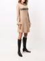 Alberta Ferretti Intarsia jurk Beige - Thumbnail 3