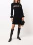 Alberta Ferretti Intarsia jurk Zwart - Thumbnail 2