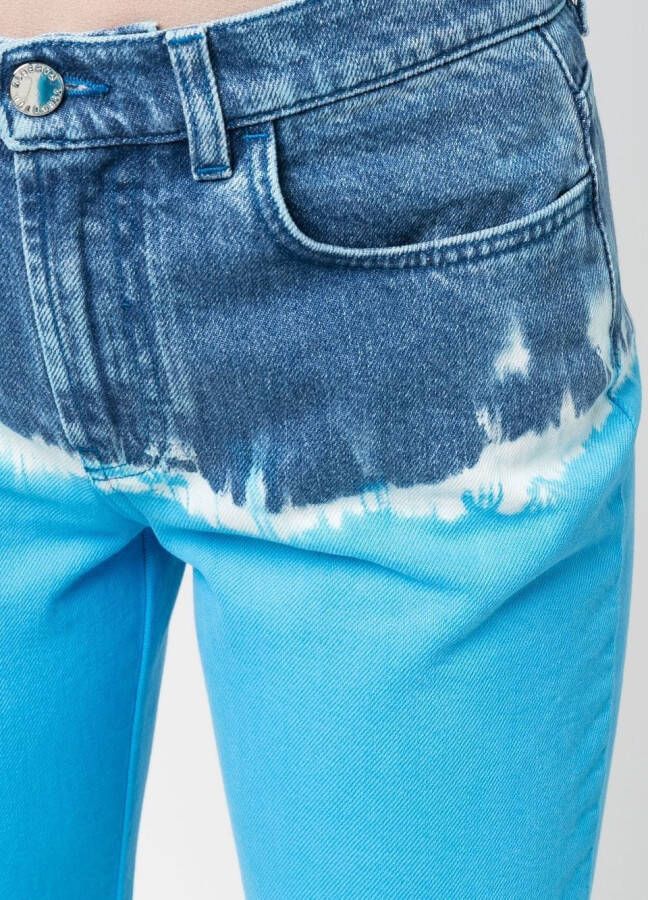 Alberta Ferretti Jeans met tie-dye print Blauw
