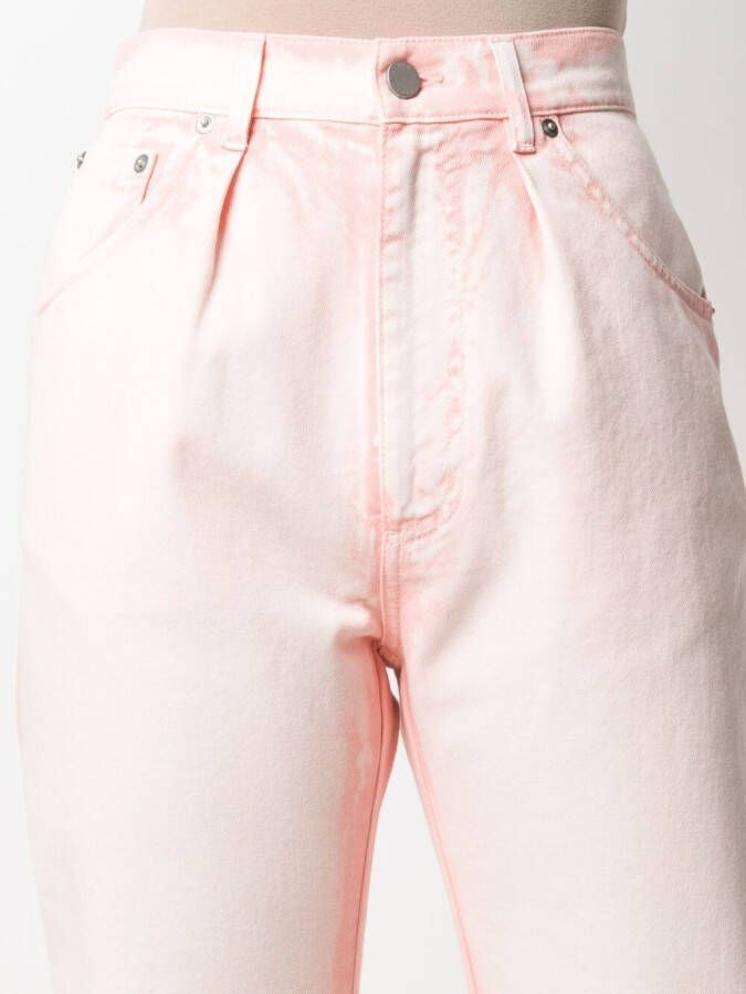 Alberta Ferretti Jeans met toelopende pijpen Roze