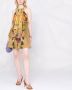 Alberta Ferretti Jurk met abstracte print Groen - Thumbnail 2