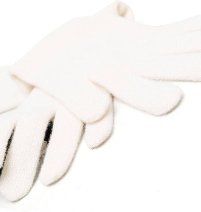 Alberta Ferretti Kasjmier handschoenen Wit