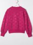 Alberta Ferretti Kids Sweater met logoprint Roze - Thumbnail 2