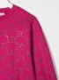 Alberta Ferretti Kids Sweater met logoprint Roze - Thumbnail 3