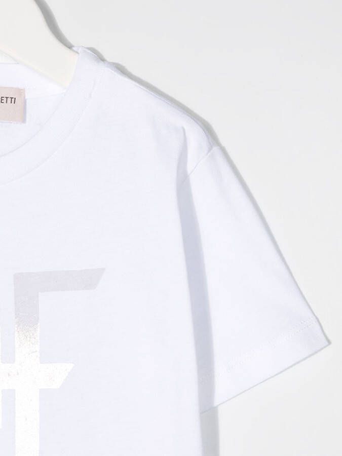 Alberta Ferretti Kids T-shirt met logoprint Wit