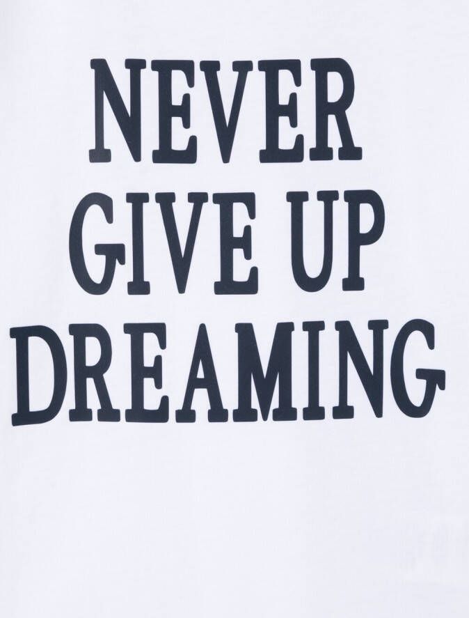 Alberta Ferretti Kids T-shirt met tekst Wit