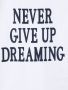 Alberta Ferretti Kids T-shirt met tekst Wit - Thumbnail 3
