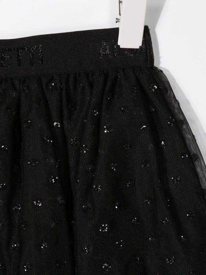 Alberta Ferretti Kids Tutu met stippen Zwart