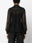 Alberta Ferretti Zijden blouse Zwart - Thumbnail 4