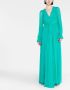 Alberta Ferretti Maxi-jurk met ruche Groen - Thumbnail 2