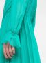 Alberta Ferretti Maxi-jurk met ruche Groen - Thumbnail 3