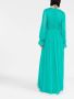 Alberta Ferretti Maxi-jurk met ruche Groen - Thumbnail 4