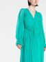 Alberta Ferretti Maxi-jurk met ruche Groen - Thumbnail 5
