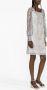 Alberta Ferretti Mini-jurk met lange mouwen Grijs - Thumbnail 4