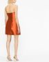 Alberta Ferretti Mini-jurk met satijnen afwerking Oranje - Thumbnail 4