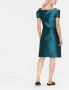 Alberta Ferretti Mini-jurk met V-hals Blauw - Thumbnail 3