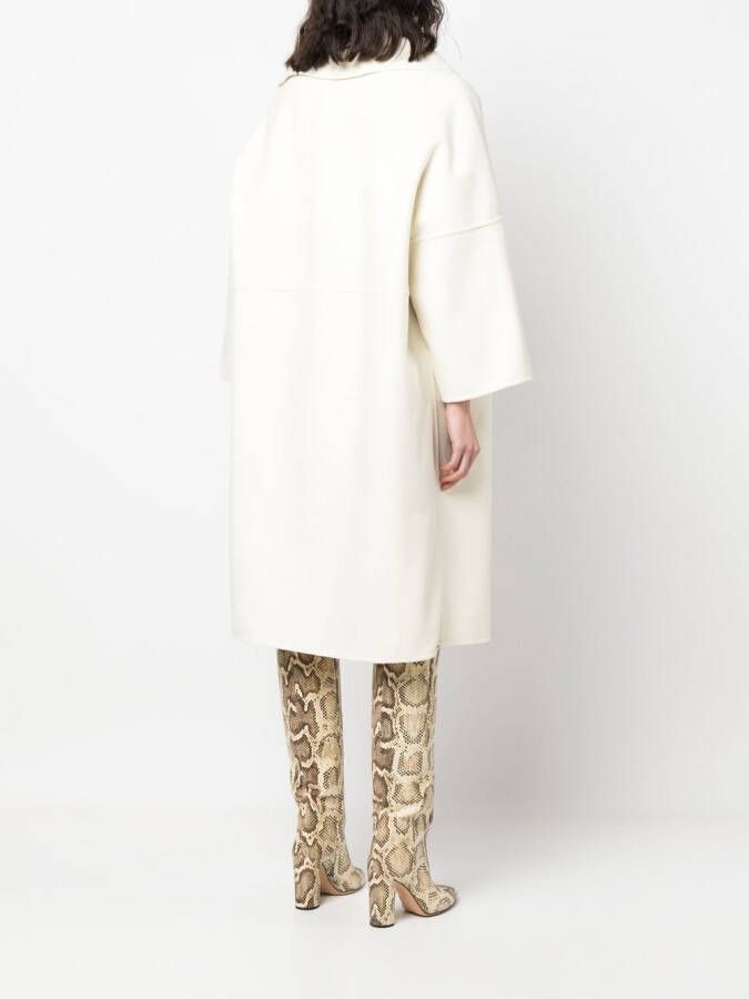 Alberta Ferretti Oversized mantel Wit