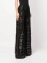 Alberta Ferretti Palazzo broek Zwart - Thumbnail 2
