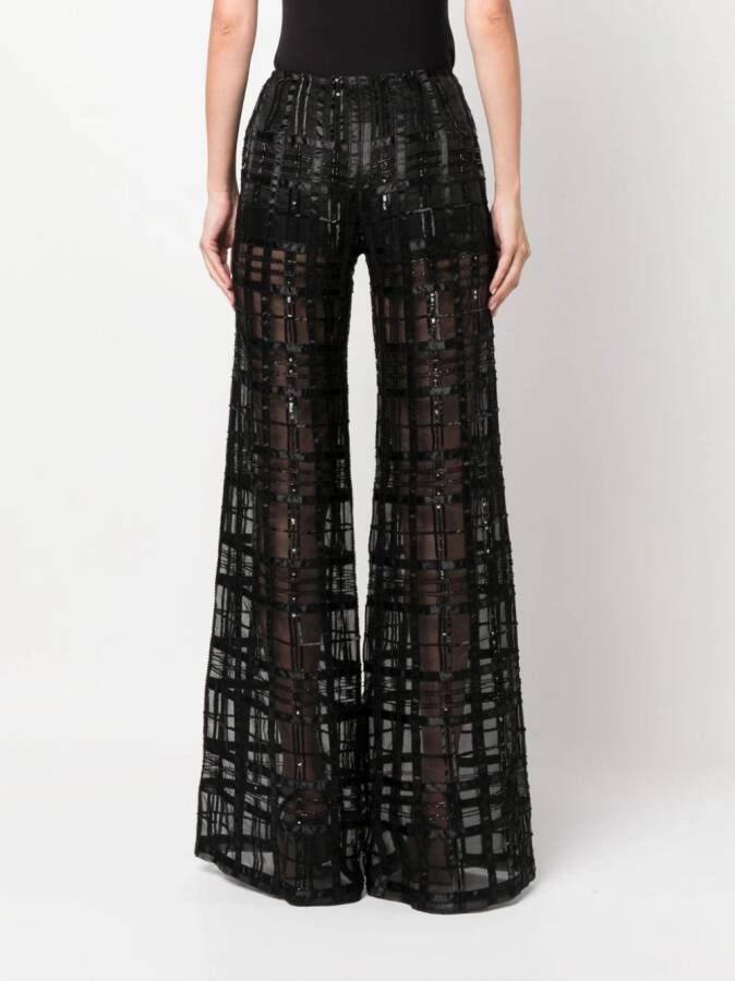 Alberta Ferretti Palazzo broek Zwart