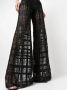 Alberta Ferretti Palazzo broek Zwart - Thumbnail 4