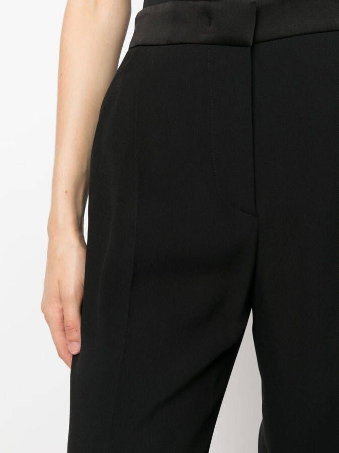 Alberta Ferretti Pantalon met wijde pijpen Zwart