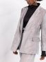 Alberta Ferretti Ribfluwelen blazer Grijs - Thumbnail 5
