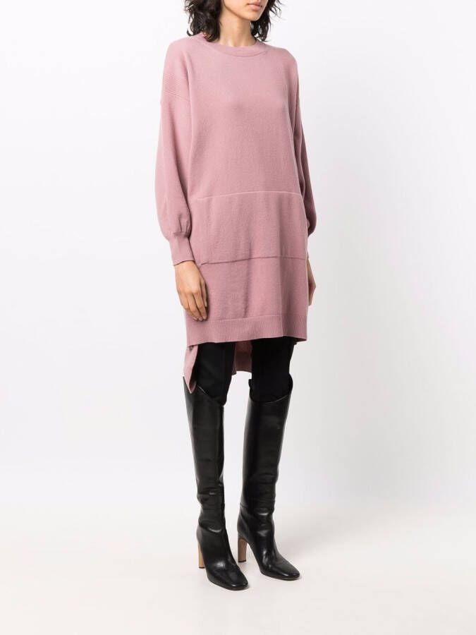 Alberta Ferretti Ruimvallende trui Roze