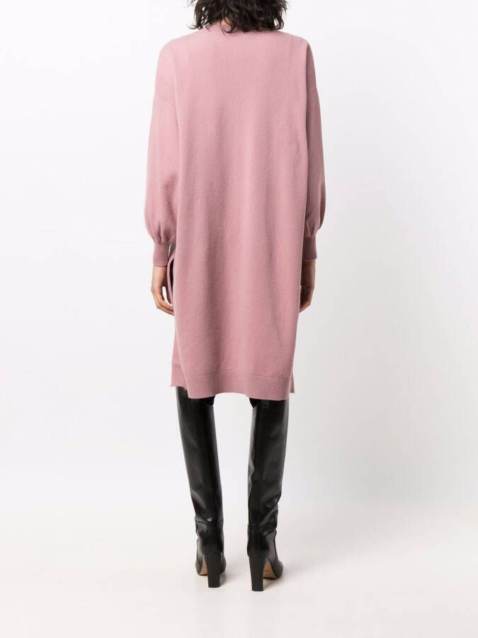 Alberta Ferretti Ruimvallende trui Roze