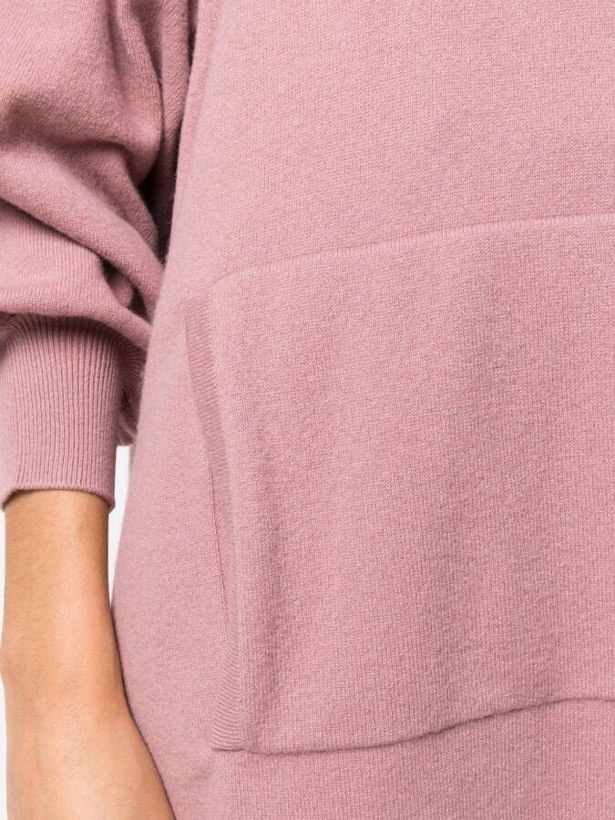 Alberta Ferretti Ruimvallende trui Roze