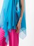 Alberta Ferretti Semi-doorzichtige blouse Blauw - Thumbnail 5