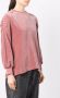 Alberta Ferretti Sweater met gesmockte afwerking Roze - Thumbnail 3