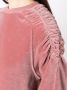 Alberta Ferretti Sweater met gesmockte afwerking Roze - Thumbnail 5