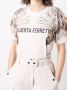Alberta Ferretti T-shirt met bloemenprint Beige - Thumbnail 4