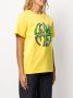 Alberta Ferretti T-shirt met print Geel - Thumbnail 3