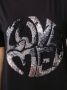 Alberta Ferretti T-shirt met tekst Zwart - Thumbnail 5