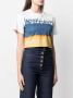 Alberta Ferretti T-shirt met tie-dye print Blauw - Thumbnail 3