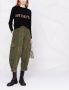 Alberta Ferretti Trui met intarsia tekst Zwart - Thumbnail 2