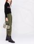 Alberta Ferretti Trui met intarsia tekst Zwart - Thumbnail 4