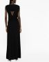 Alberta Ferretti Maxi-jurk met V-hals Zwart - Thumbnail 3