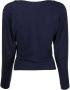 Alberta Ferretti Sweater met V-hals Blauw - Thumbnail 2
