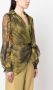 Alberta Ferretti Bloese met wikkeldetail Groen - Thumbnail 3