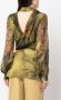 Alberta Ferretti Bloese met wikkeldetail Groen - Thumbnail 4