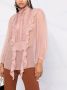 Alberta Ferretti Zijden blouse Roze - Thumbnail 5