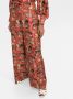 Alberto Biani Broek met dierenprint Rood - Thumbnail 3